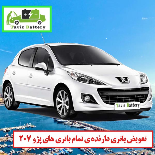 مناسب ترین باتری برای پژو 207